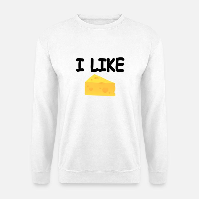 Käse - Unisex Pullover - Weiß