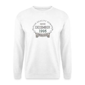 Since_December_1995 - Unisex Pullover - Weiß - Vorne