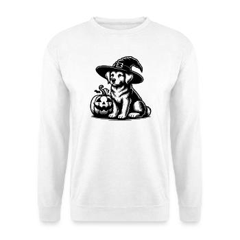 Witch Dog - Halloween - Unisex Sweatshirt - white - Front