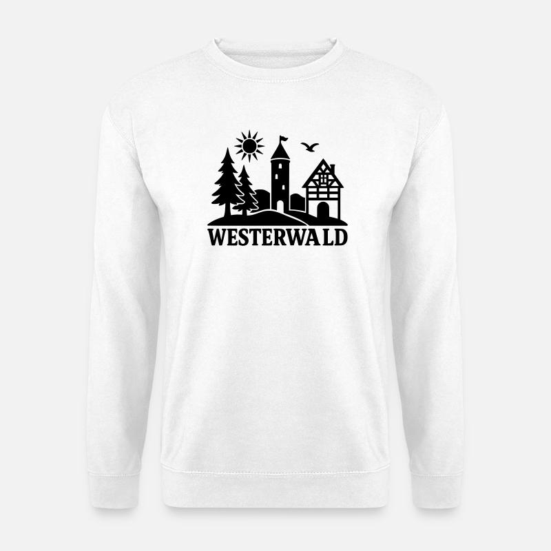 Westerwald Silhouette - Unisex Sweatshirt - white