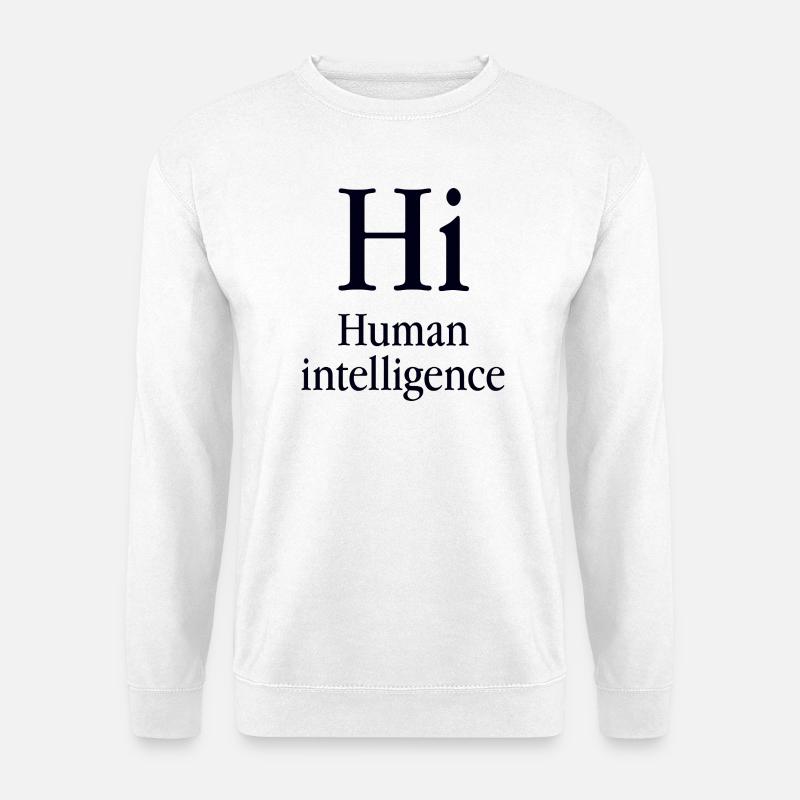 Human Mensch - Unisex Pullover - Weiß