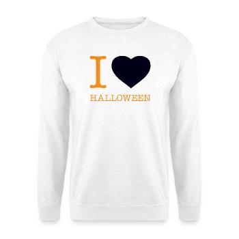 I Love Halloween - Unisex Sweatshirt - white - Front
