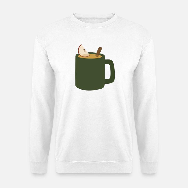Mulled Apple Cider Mug - Unisex Sweatshirt - white