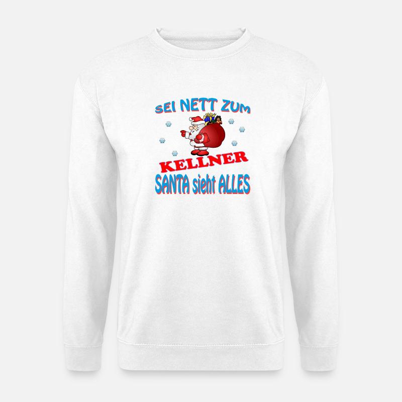 SANTA KELLNER - Unisex Pullover - Weiß