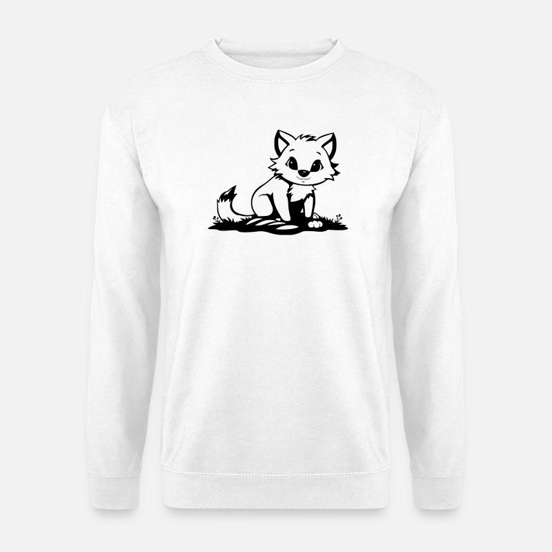 Fox - Unisex Sweatshirt - white