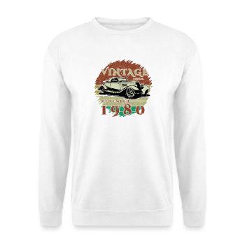 45th Birthday - Classics - Vintage since 11/1980 - Unisex Sweatshirt - white - Front