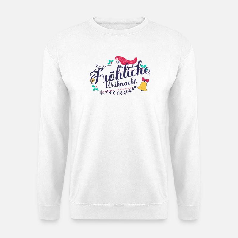 Fröhliche Weihnacht - Unisex Pullover - Weiß