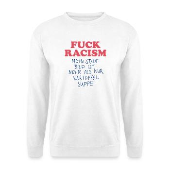 My cityscape is not potato soup - Unisex Sweatshirt - white - Front