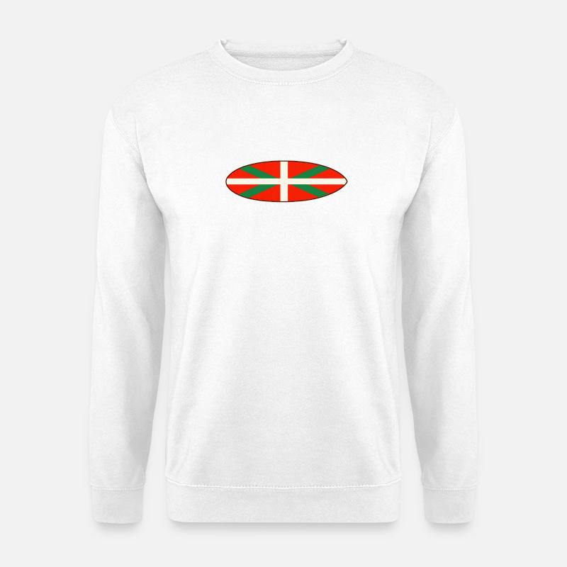 Surf_euskadi - Unisex Pullover - Weiß