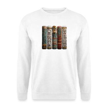 Hieroglyphen-stelen lesen ist eine Wissenschaft - Unisex Pullover - Weiß - Vorne