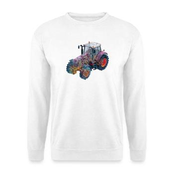 CAD X-ray tracteur couleur jeu illustration - Sweat-shirt Unisexe - blanc - Devant