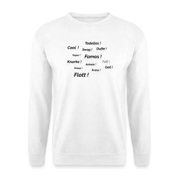 Cool Knorke Geil - Sweat-shirt Unisexe - blanc - Devant