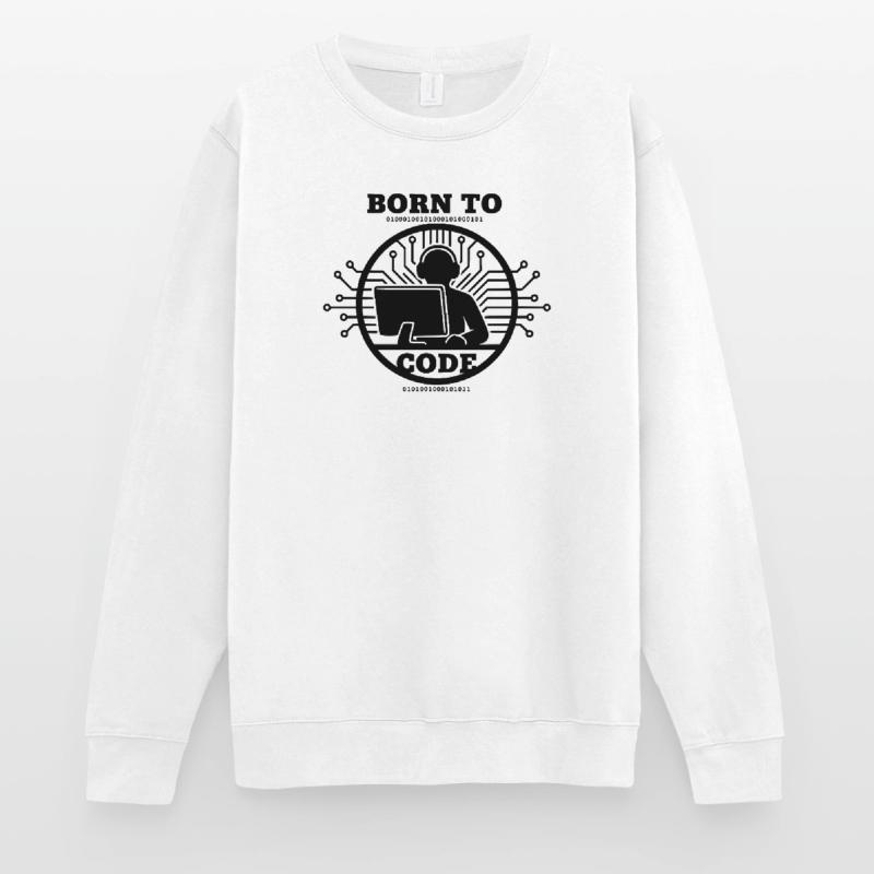 Programmierer, der zum Programmieren geboren wurde Programmierer Unisex Pullover