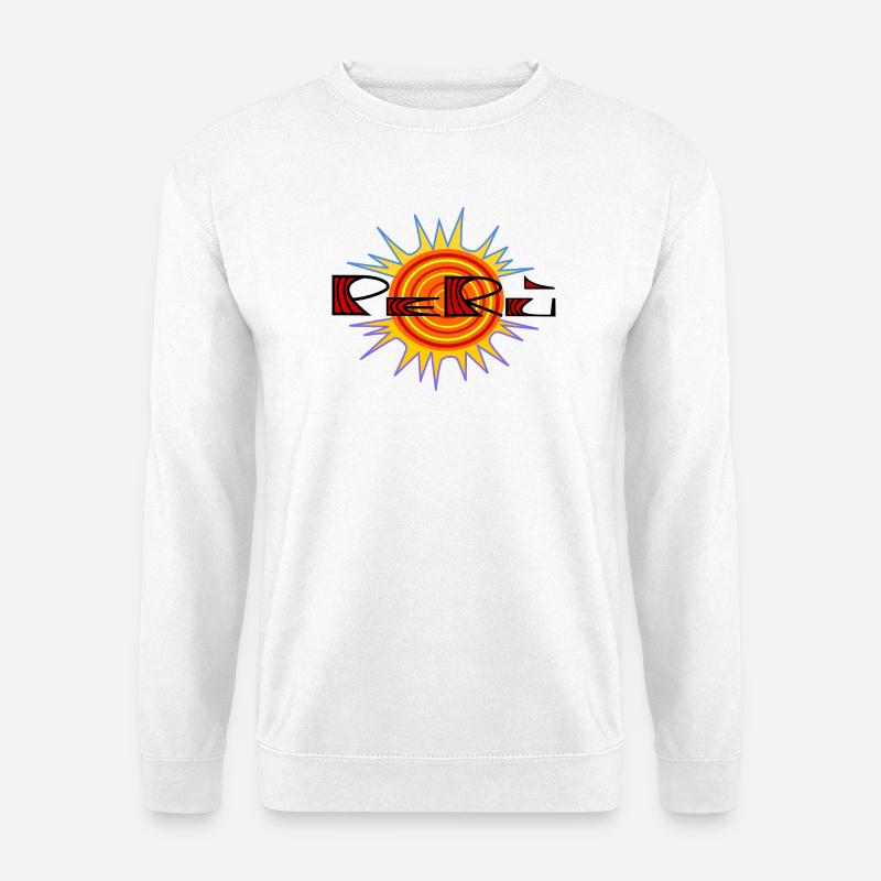 Logo Perù von Cean - Unisex Pullover - Weiß