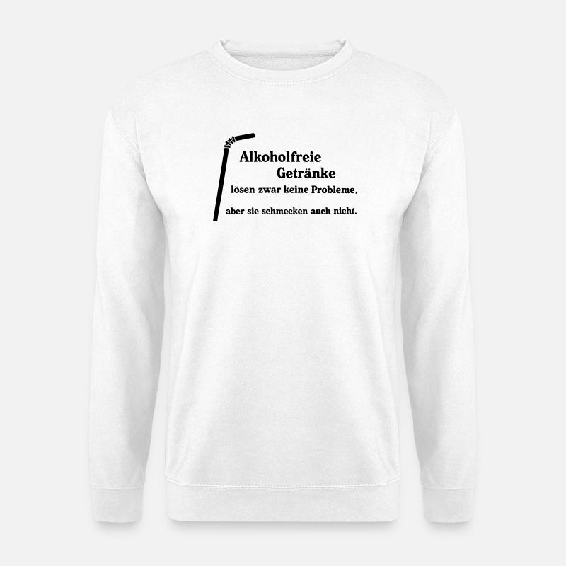 Alkoholfreie Getraenke - Unisex Pullover - Weiß