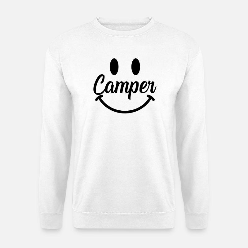 Camper Smile - Unisex Pullover - Weiß