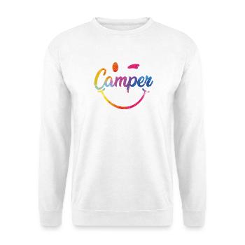 Camper_Smile_bunt - Unisex Sweatshirt - white - Front