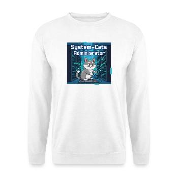 System Cats Administrator - Unisex Sweatshirt - white - Front