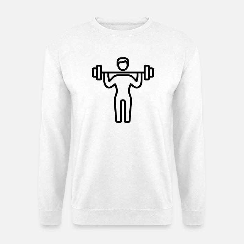 Bodybuilding - Unisex Pullover - Weiß