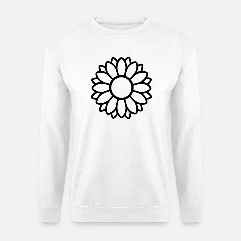 Sonnenblume - Unisex Pullover - Weiß