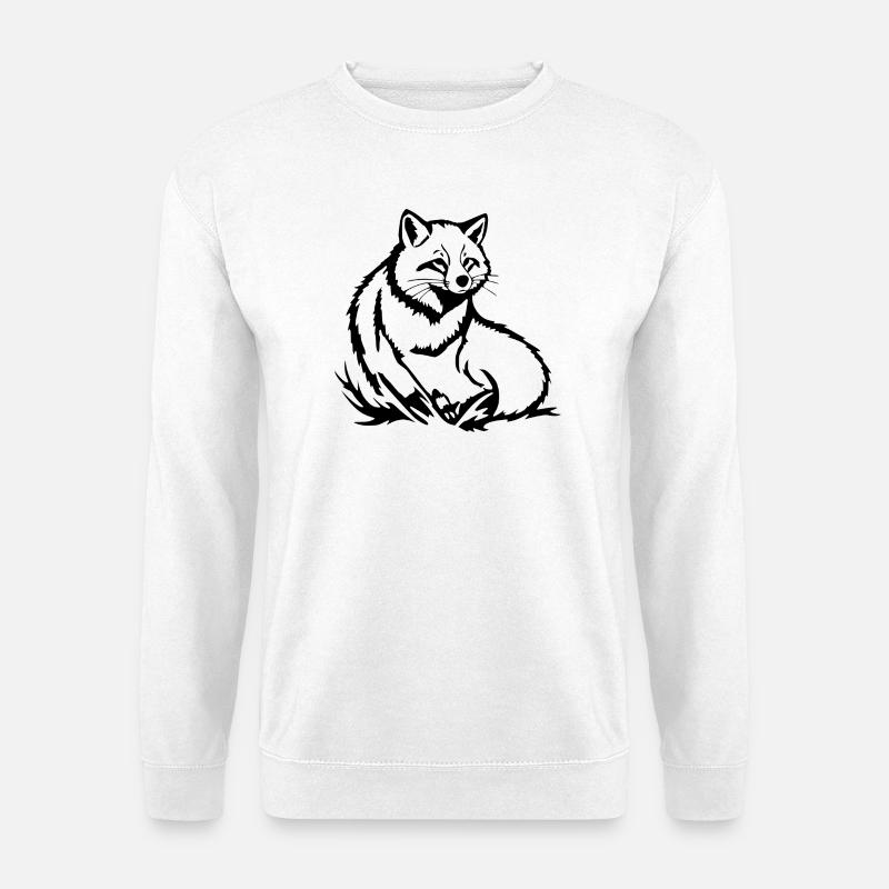 Fuchs T-shirt Geschenk - Unisex Pullover - Weiß