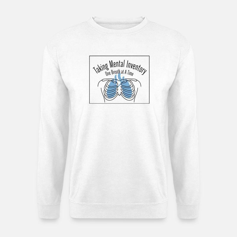 Atem des Gleichgewichts - Unisex Pullover - Weiß