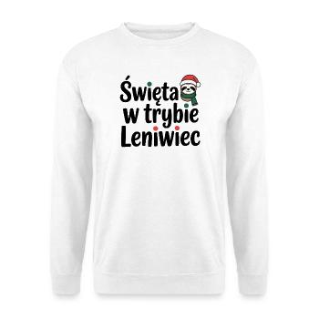 Christmas in sloth mode - Unisex Sweatshirt - white - Front