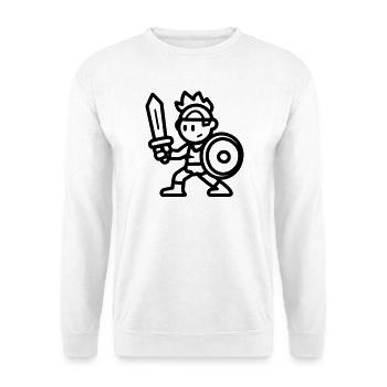 warrior - Unisex Sweatshirt - white - Front