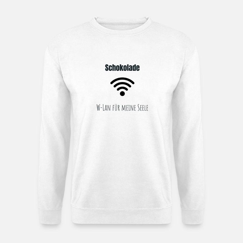 WLAN für die Seele - Unisex Pullover - Weiß