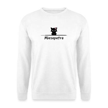 Miesepetra Pun: Petra Miesepeter - Unisex Sweatshirt - white - Front