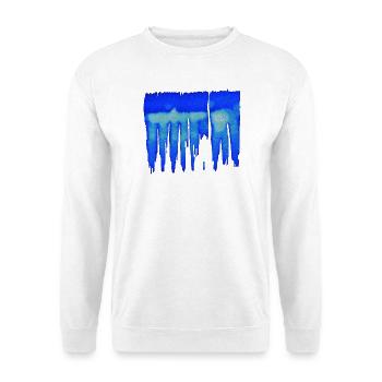 Abstract - Blue Background - Unisex Sweatshirt - white - Front