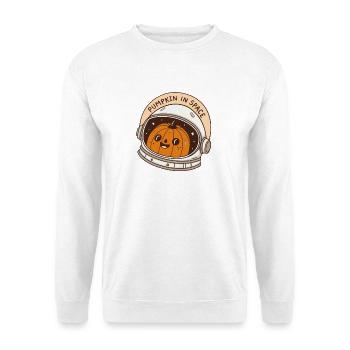 Weltraumastronaut Kürbis - Unisex Pullover - Weiß - Vorne