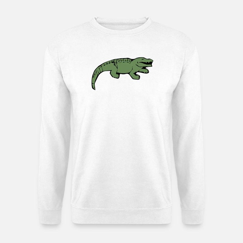 Krokodile  - Unisex Pullover - Weiß
