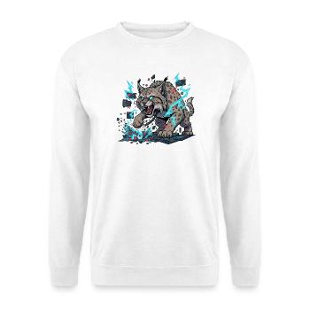 Cyber linx - Sweat-shirt Unisexe - blanc - Devant