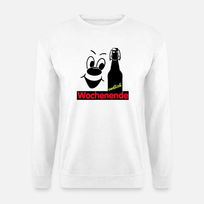 Endlich Wochenende - Unisex Pullover - Weiß