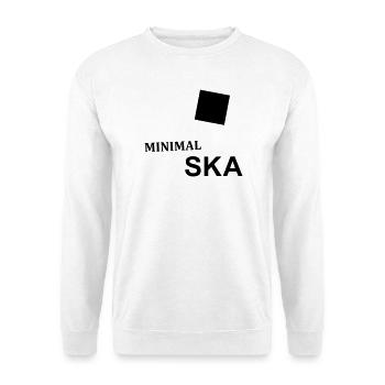 Minimal Ska - Unisex Pullover - Weiß - Vorne