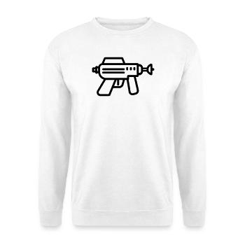 Wasserpistole - Unisex Pullover - Weiß - Vorne