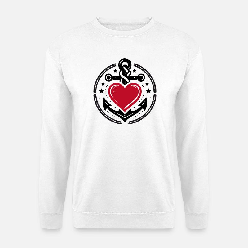 Glaube Liebe Hoffnung - Unisex Pullover - Weiß