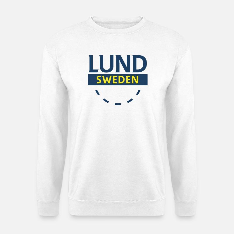 Lund, Schweden, Citymärke - Unisex Pullover - Weiß