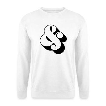 Dampersand & – Funky Swag Symbol Design - Unisex Sweatshirt - white - Front