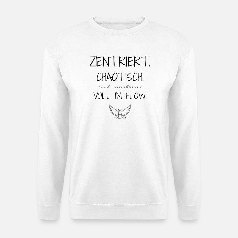 Statement design – irony meets everyday life - Unisex Sweatshirt - white