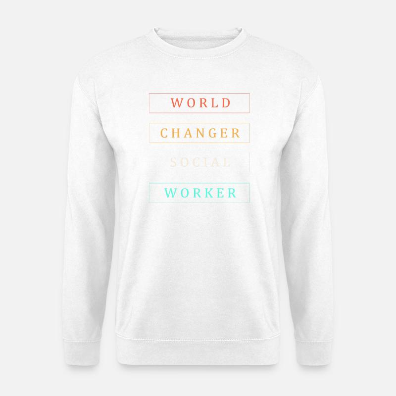 Sozialarbeiterin Sozialpädagoge Sozialarbeiter - Unisex Pullover - Weiß