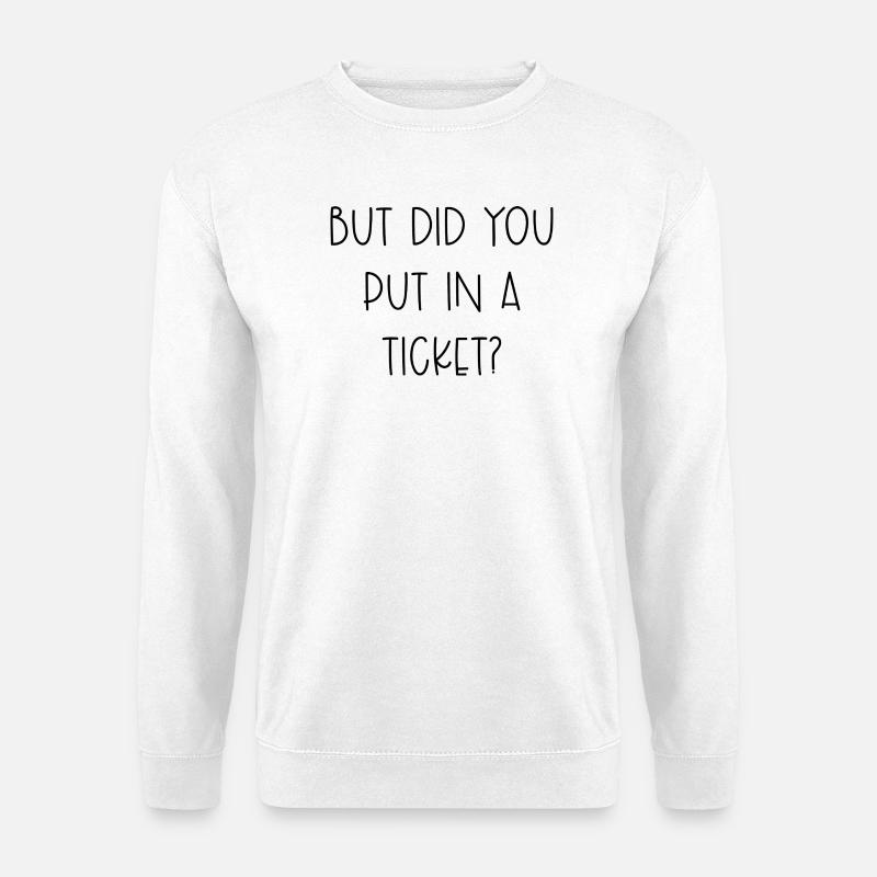 Sjov IT-support Tech Help Desk Billetgave - Unisex sweater - hvid