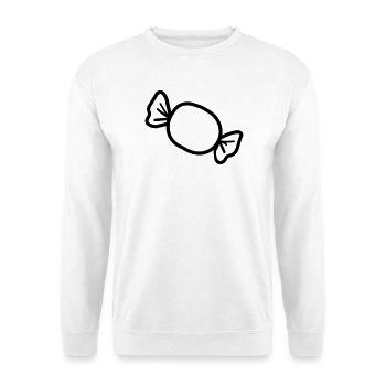 Bonbon - Sweat-shirt Unisexe - blanc - Devant