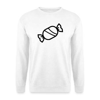 Bonbon - Sweat-shirt Unisexe - blanc - Devant