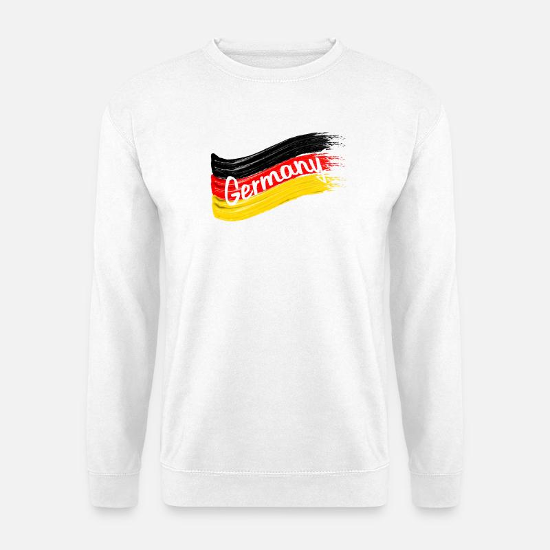 Deutsche Fahne - Unisex Pullover - Weiß
