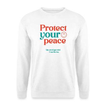Protect Your Peace - Unisex Sweatshirt - white - Front