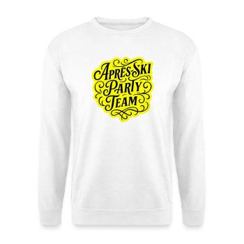 Apres Ski Party Team Spruch - Unisex Pullover - Weiß - Vorne