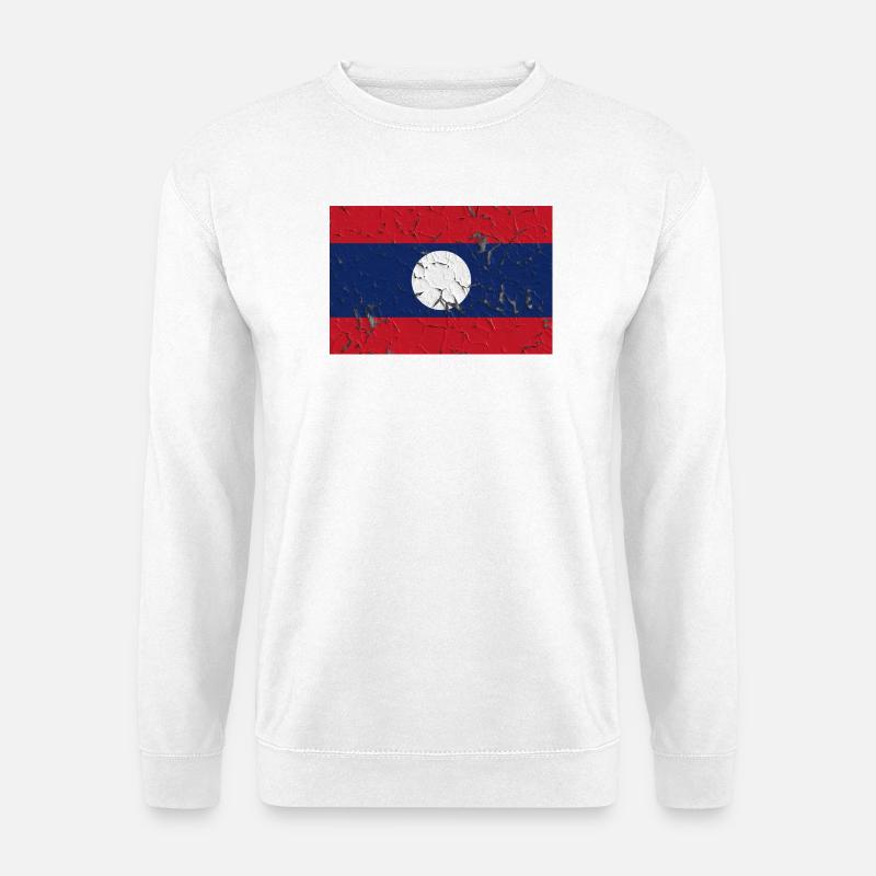Laos Laos - Unisex Pullover - Weiß