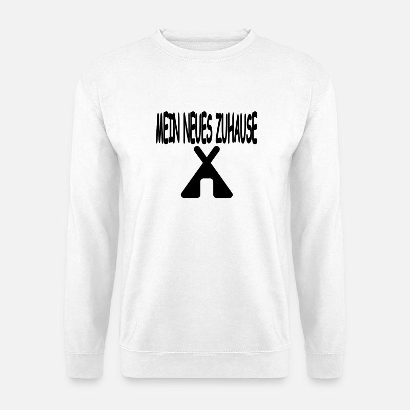 Zelten - Unisex Pullover - Weiß